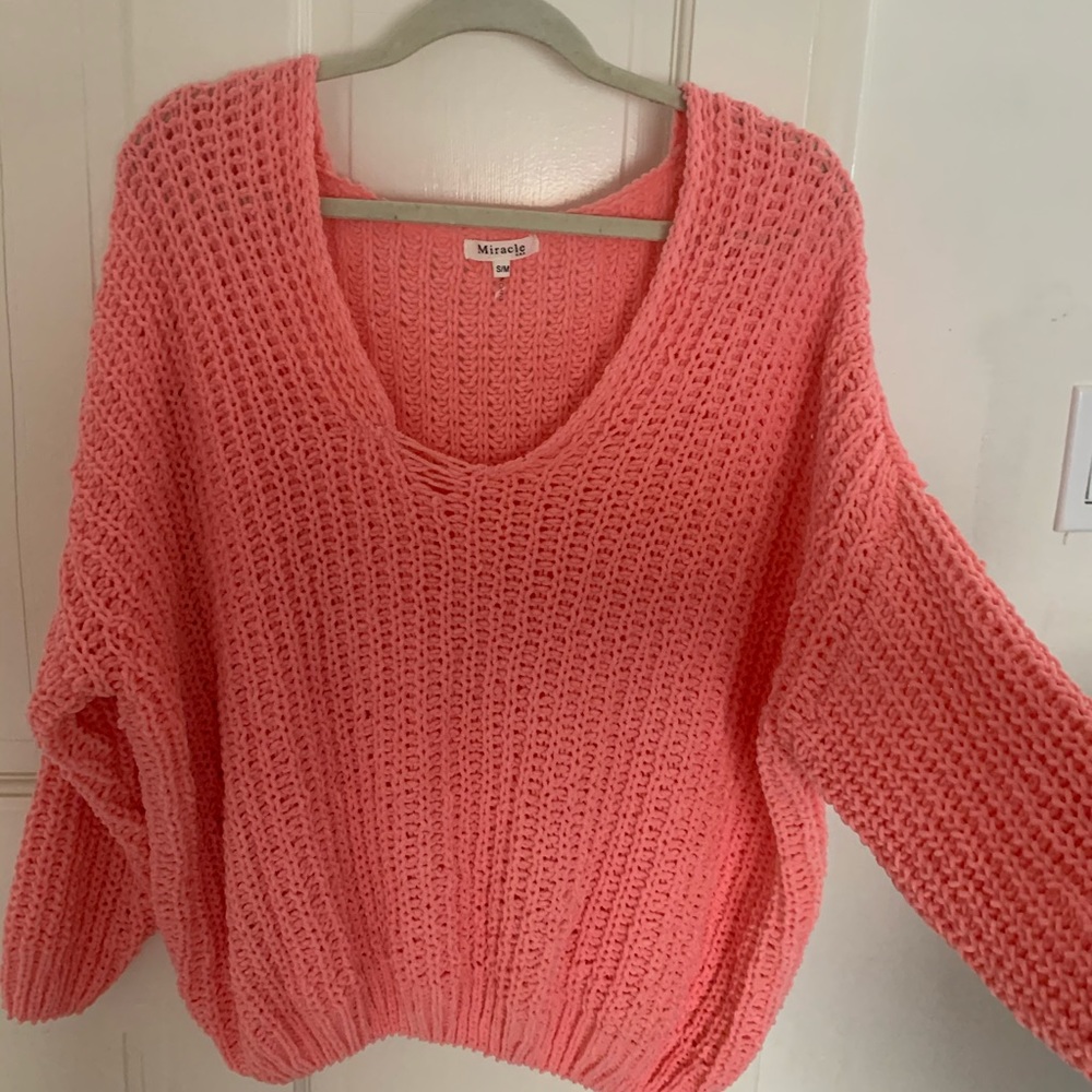 Pink Miracle USA knitted sweater
